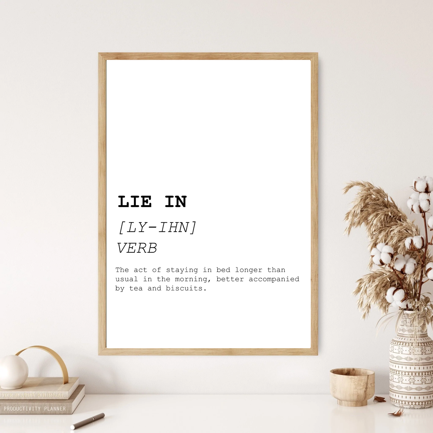 Lie In Funny Definition Dictionary Print