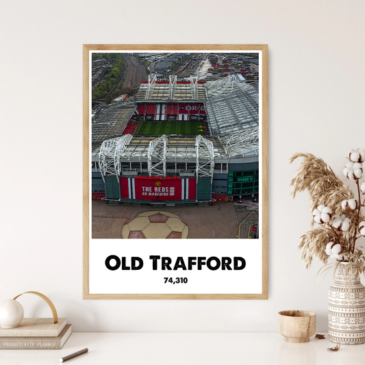 Old Trafford Stadium Wall Print