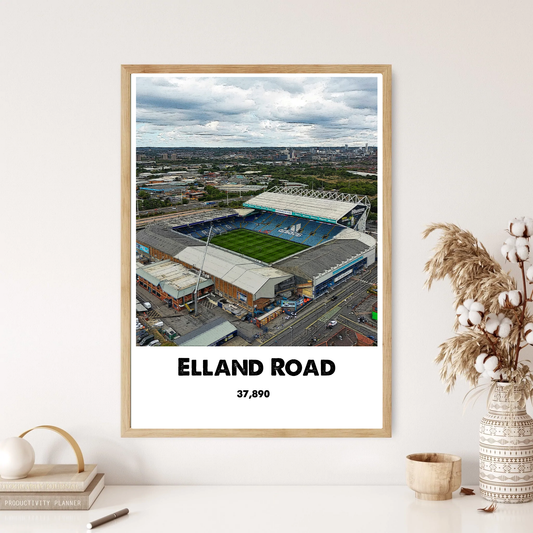 Elland Road Leeds Stadium Football Wall Print