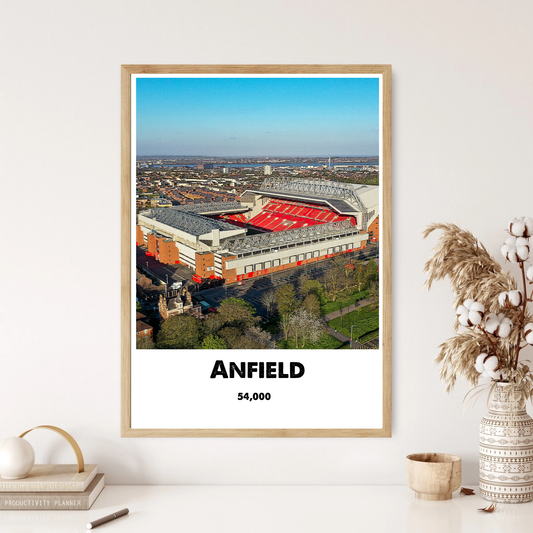 Anfield Liverpool Stadium Football Wall Print