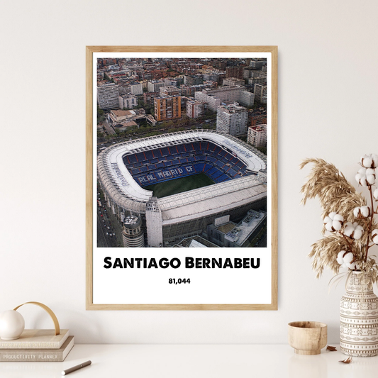 Santiago Bernabeu Stadium Football Wall Print