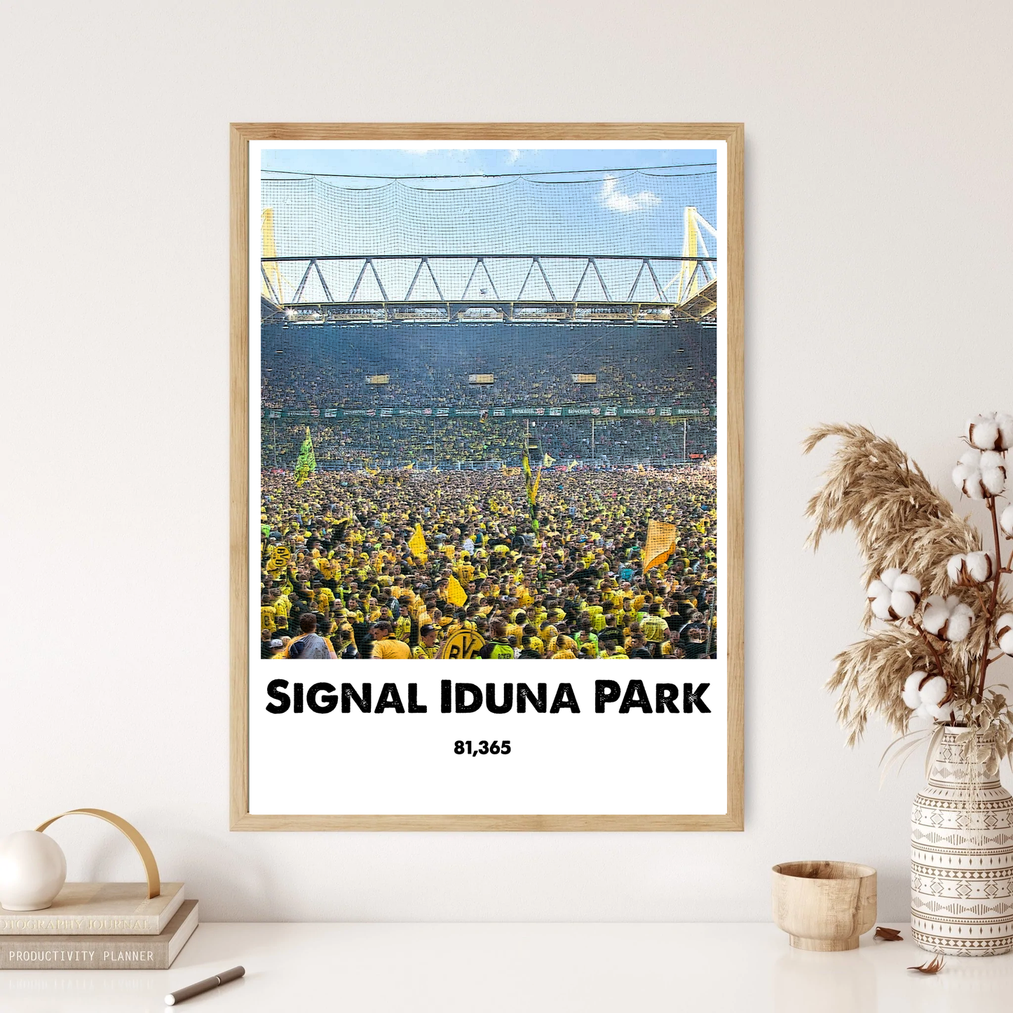 Signal Iduna Park Dortmund Football Wall Print