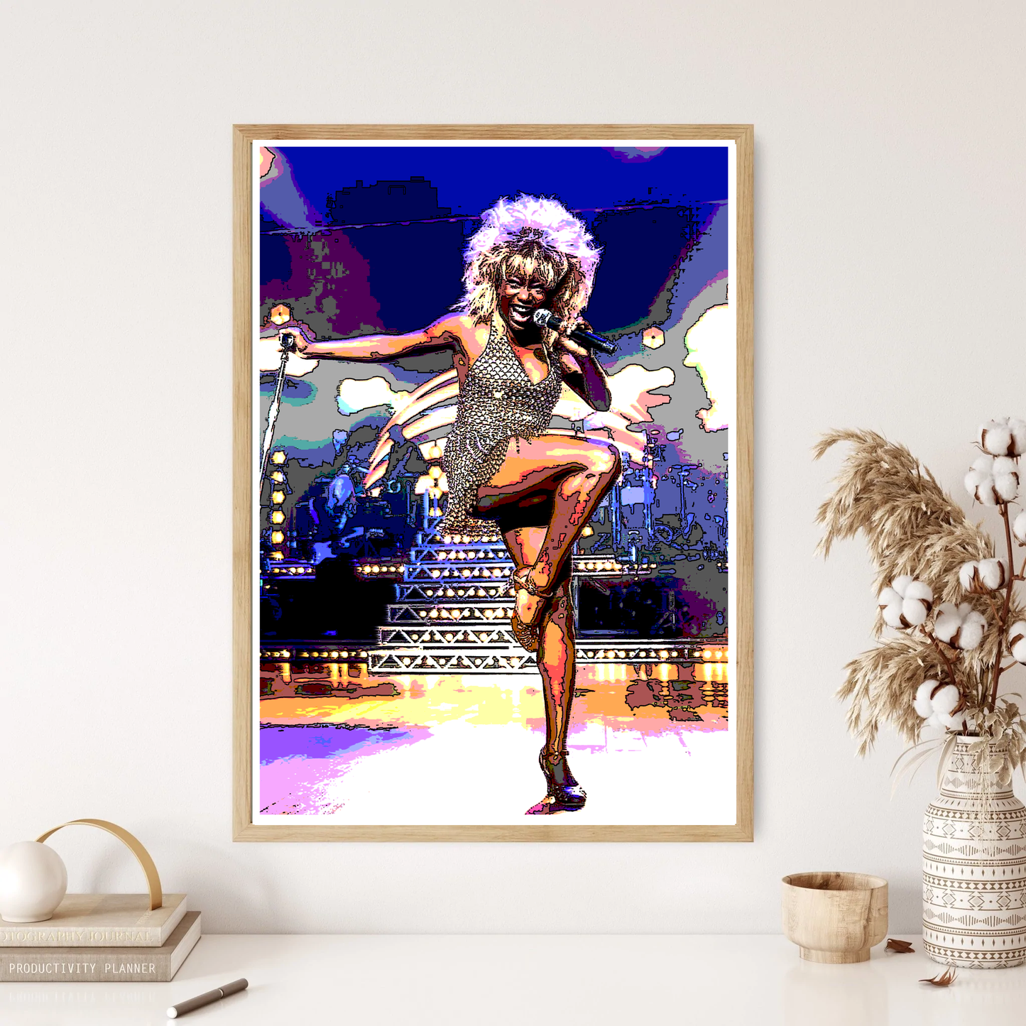 Tina Turner Wall Print, Whats Love Got To Do With It? Home, Decor, Print,