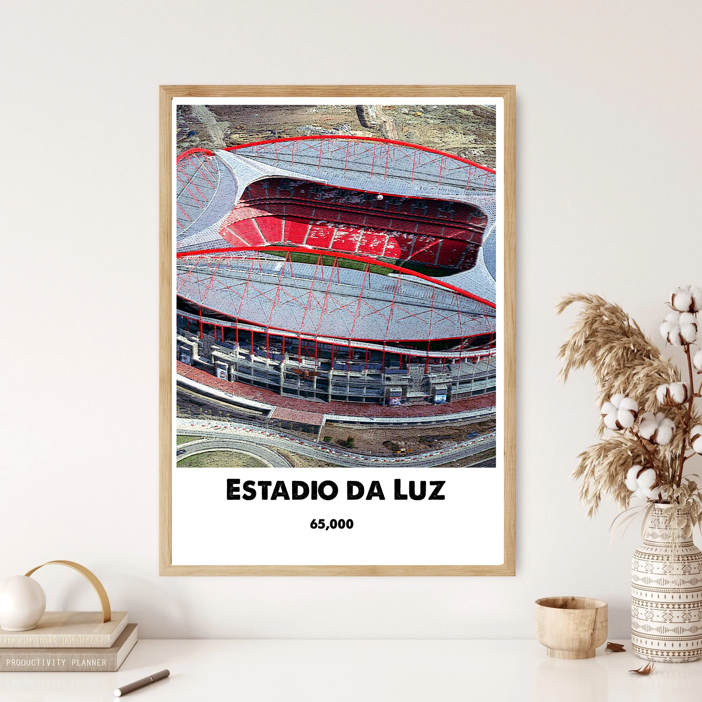 Estadio De Luz Football Wall Print