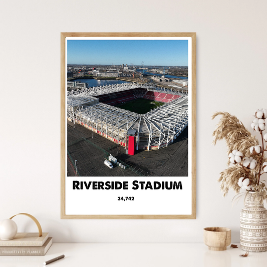 Riverside Stadium Football Wall Print Middlesbrough