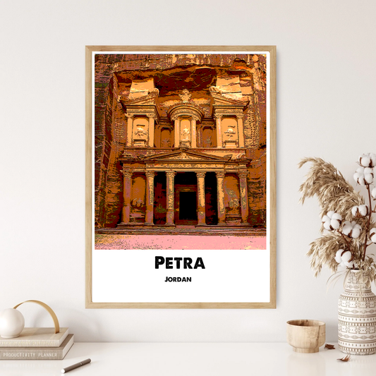 Petra, Jordan, Landmark Wall Print