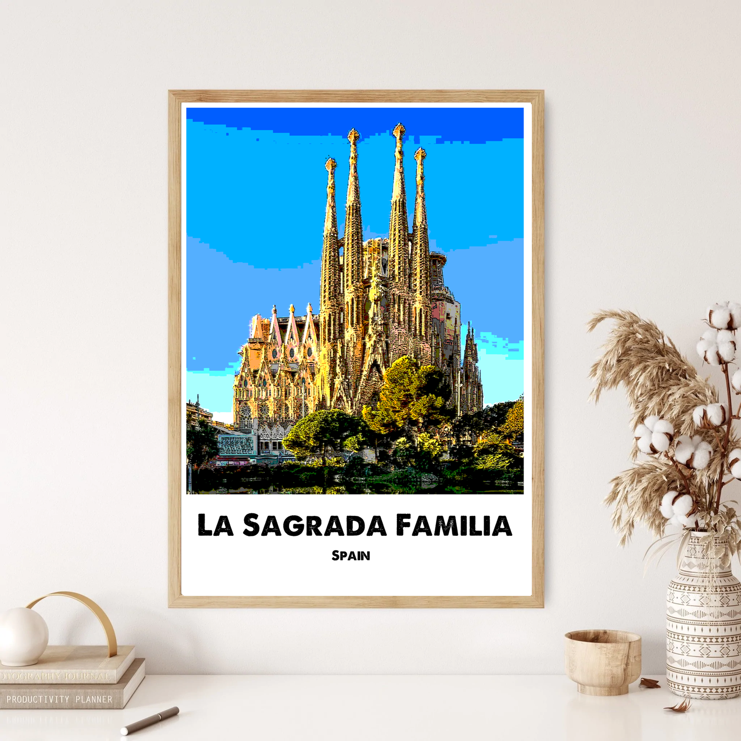 La Sagrada Familia, Barcelona, Landmark Wall Print