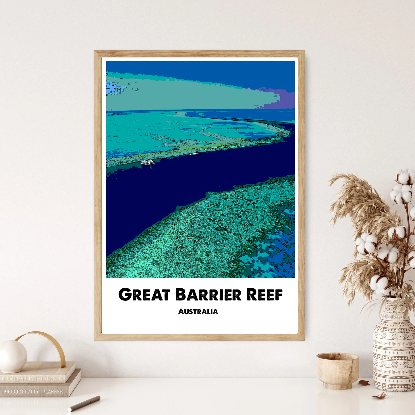 Great Barrier Reef, Australia,  Landmark Wall Print