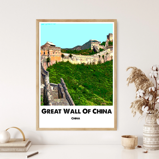 Great Wall of China, Landmark Wall Print