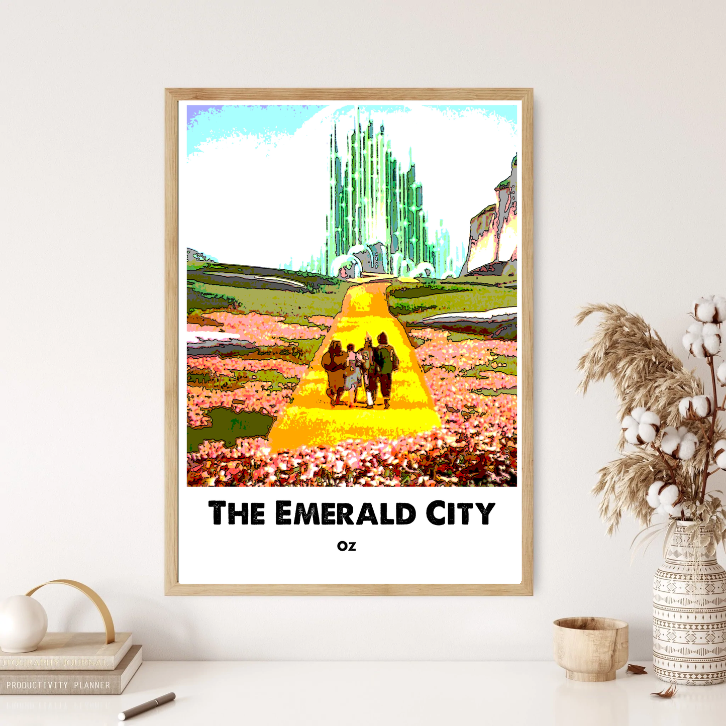 The Emerald City, Oz, Wall Print