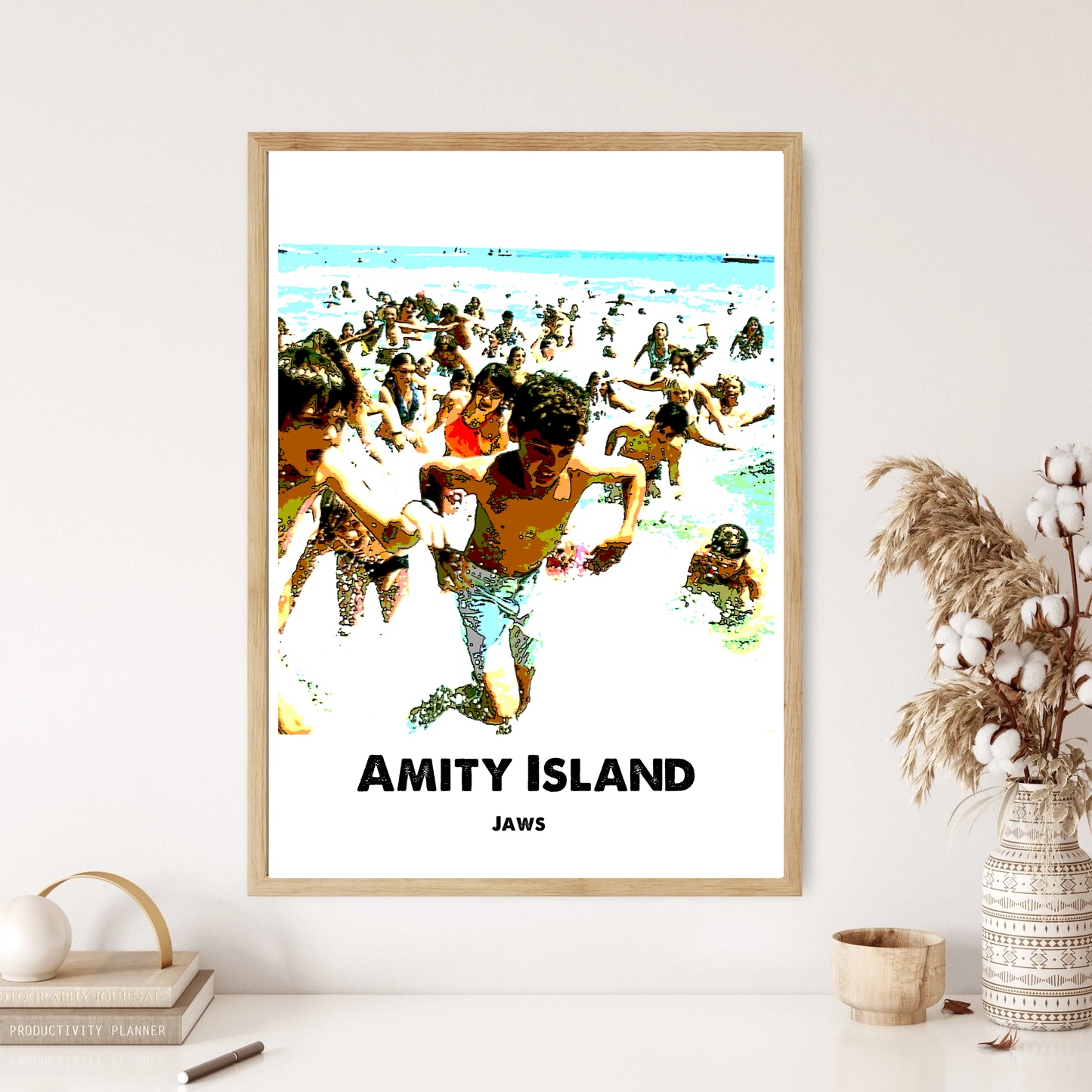 Amity Island, Jaws, Wall Print