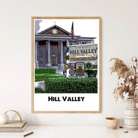 Hill Valley, Wall Print