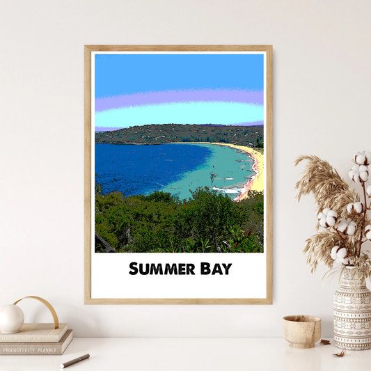 Summer Bay, Wall Print