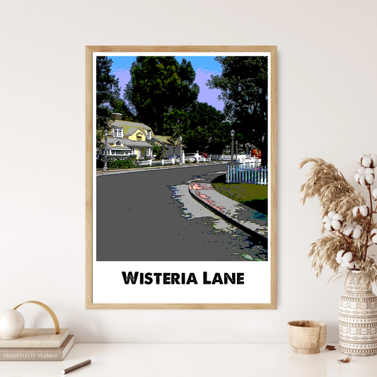 Wisteria Lane, Wall Print