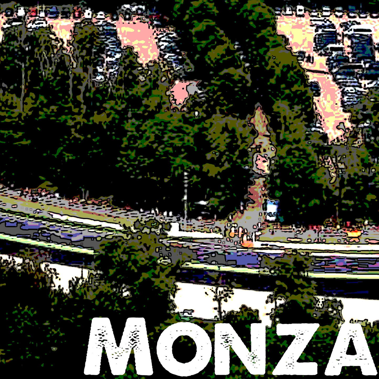 Monza Race Track Circuit Motorsports Wall Print