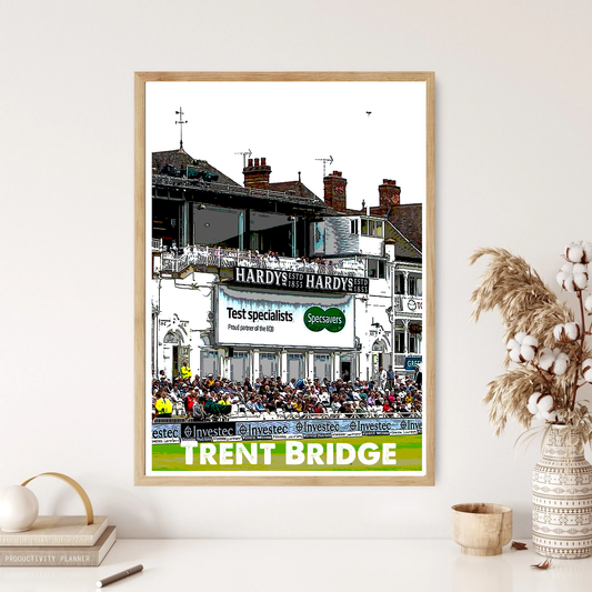 Trent Bridge Cricket Ground Stadium Wall Print
