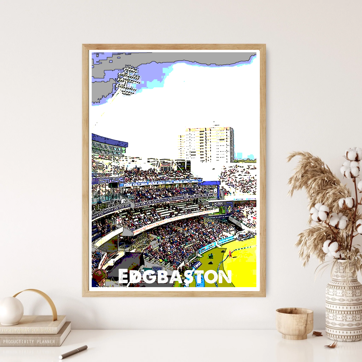 Edgbaston Cricket Ground Stadium Wall Print