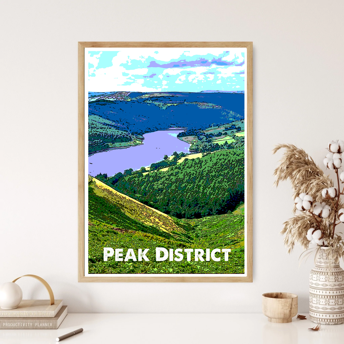 Peak District National Park Art Wall Print