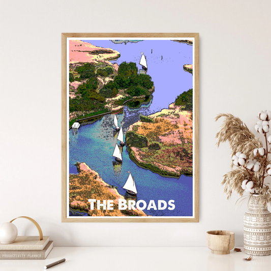 The Broads National Park Art Wall Print