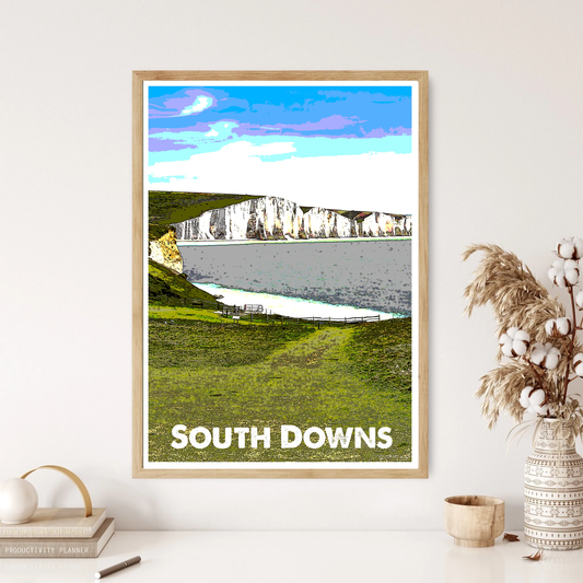 South Downs National Park Art Wall Print