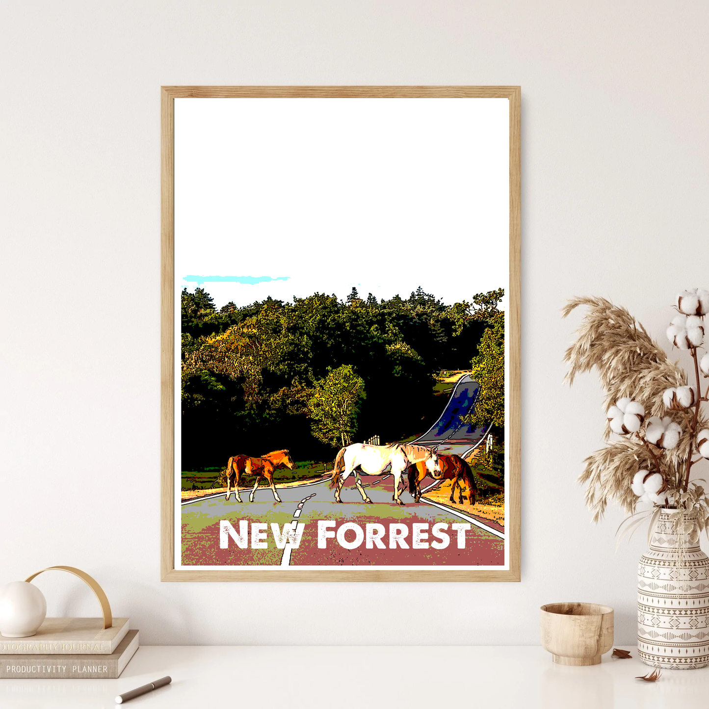 The New Forrest National Park Art Wall Print