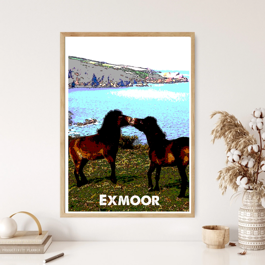 Exmoor National Park Art Wall Print