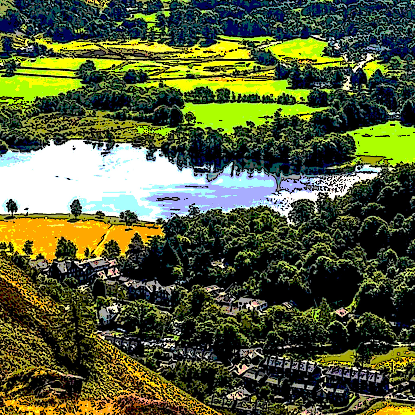 Lake District National Park Art Wall Print