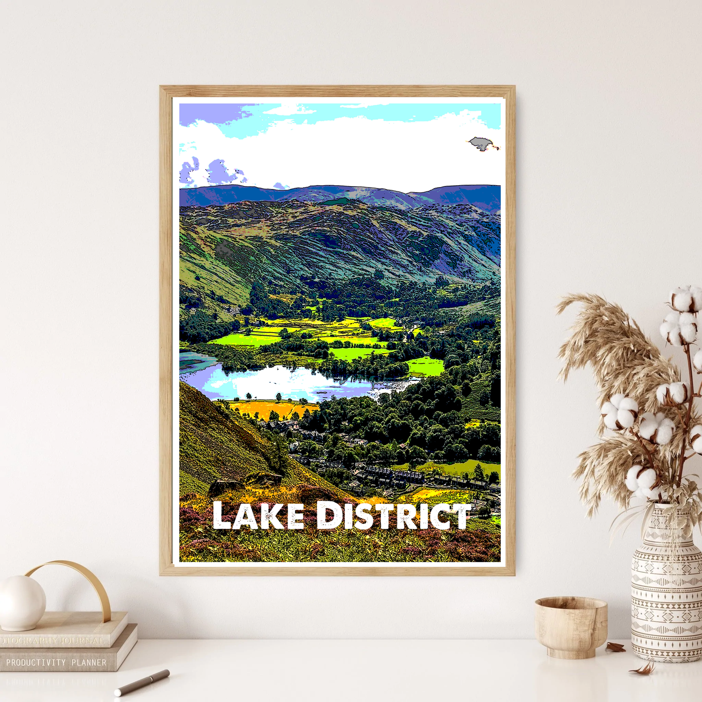 Lake District National Park Art Wall Print