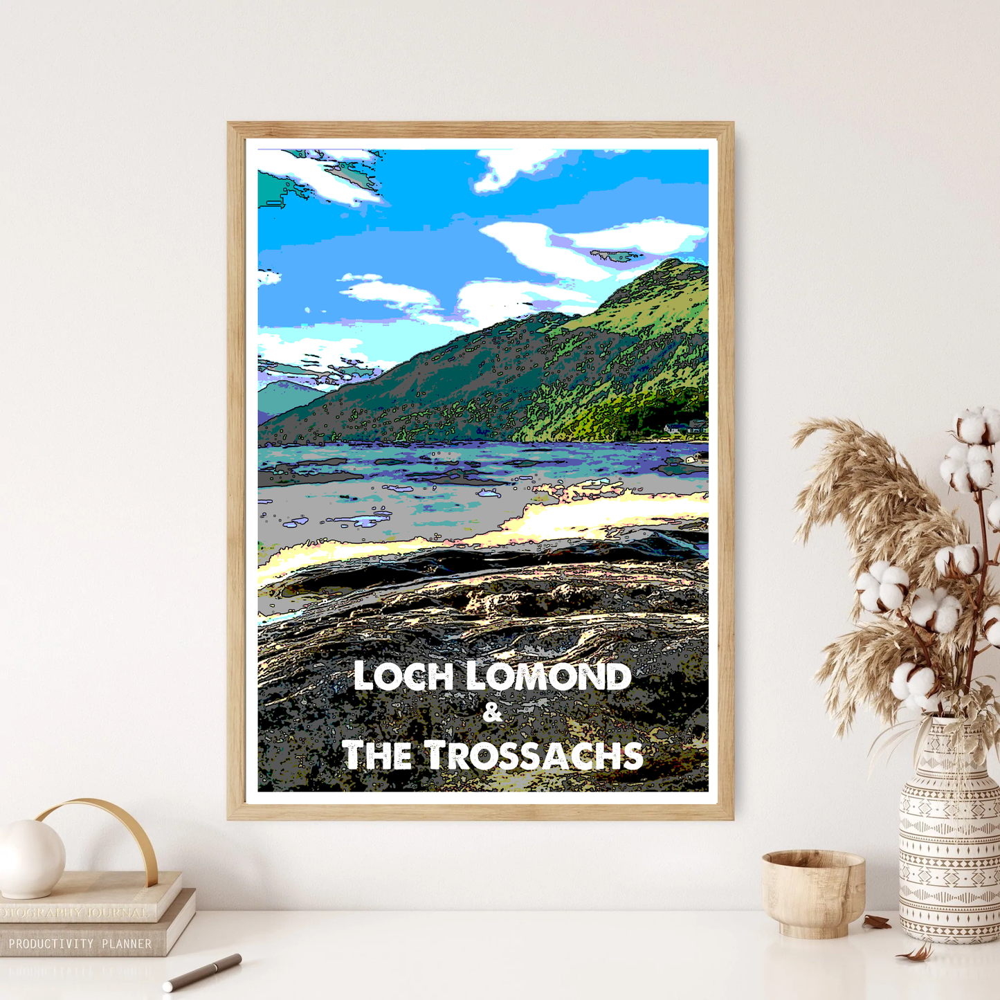 Loch Lomond & The Trossachs National Park Art Wall Print