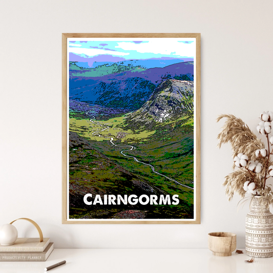 The Cairngorms National Park Art Wall Print