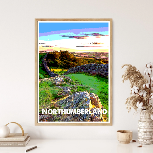 Northumberland National Park Art Wall Print