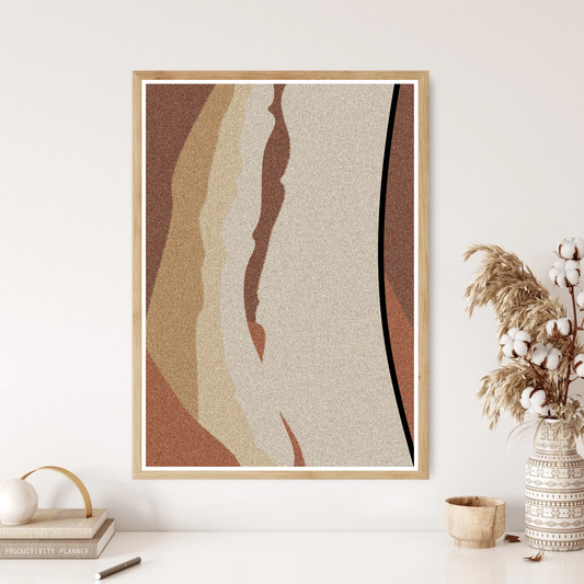 Cinnamon Speckle Wall Print