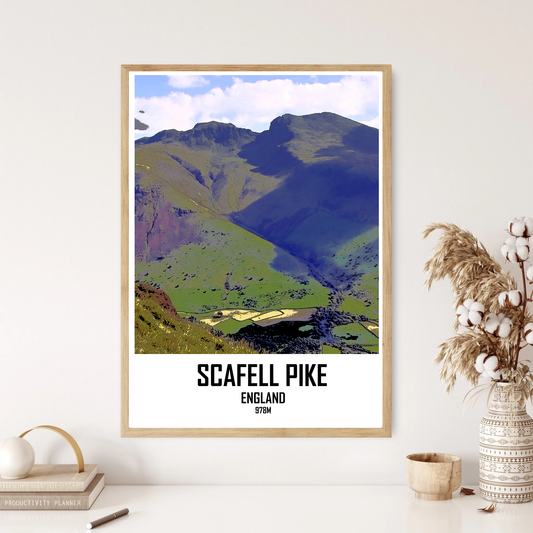 Scafell Pike Mountain Hill Wall Print