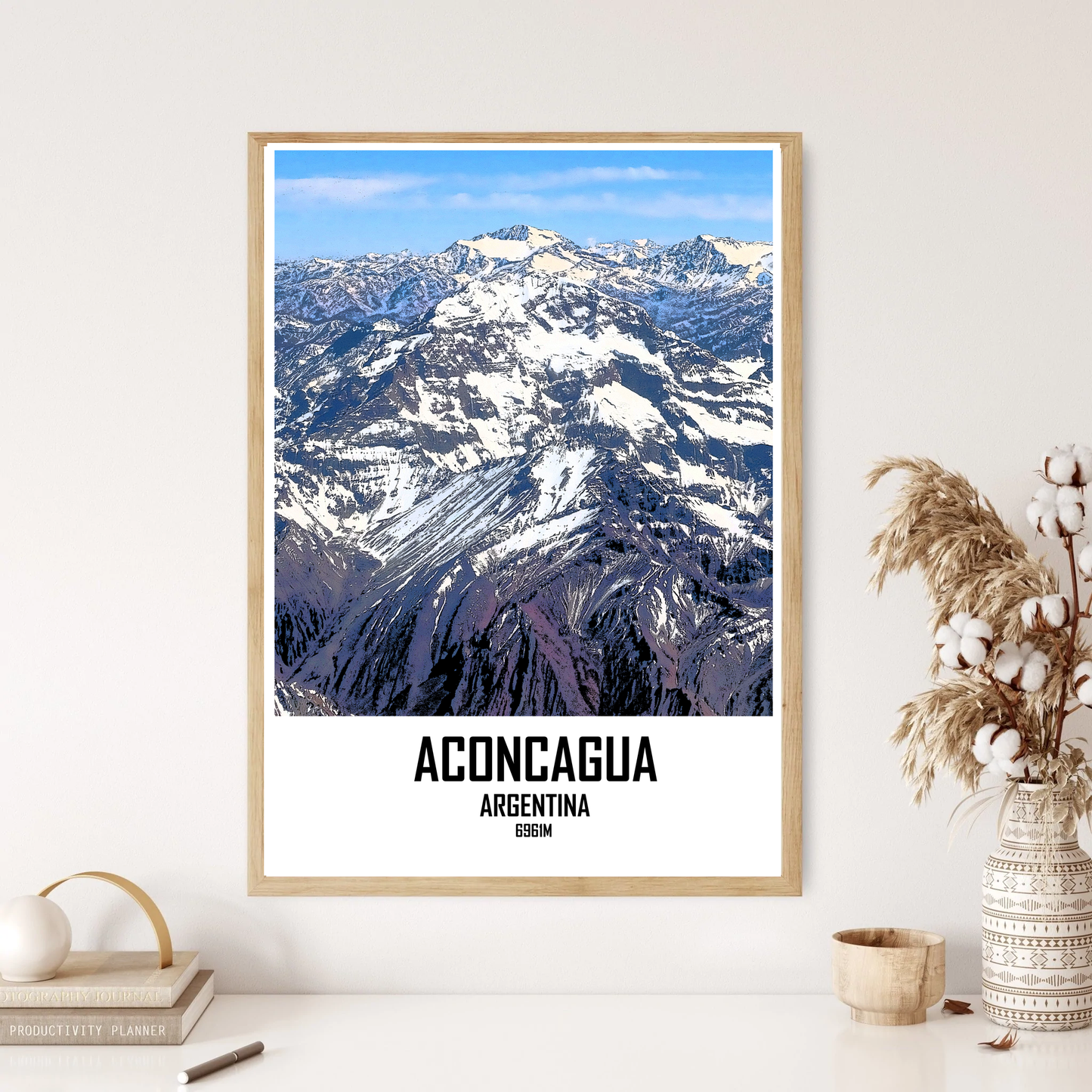 Aconcagua Mountain Hill Wall Print