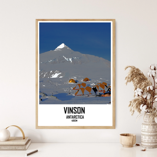 Mount Vinson Mountain Hill Wall Print