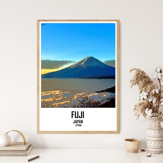 Mount Fuji Mountain Hill Wall Print