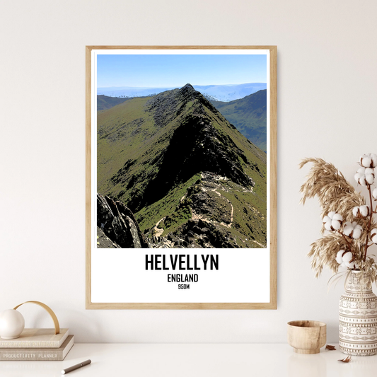 Helvellyn Mountain Hill Wall Print