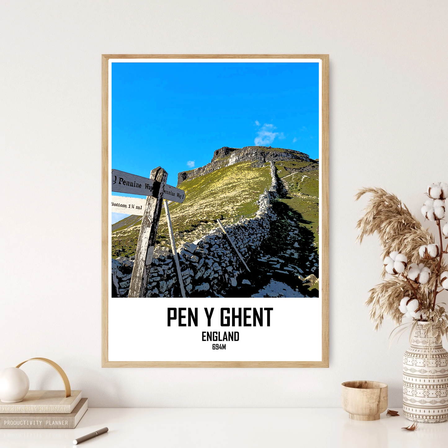 Pen Y Ghent Mountain Hill Wall Print