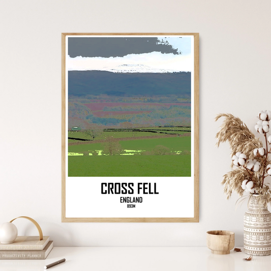 Cross Fell Mountain Hill Wall Print