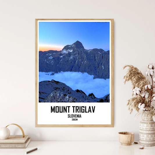 Mount Triglav Mountain Hill Wall Print