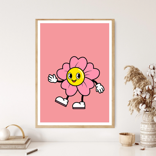 Baby Sunflower Children's Wall Print