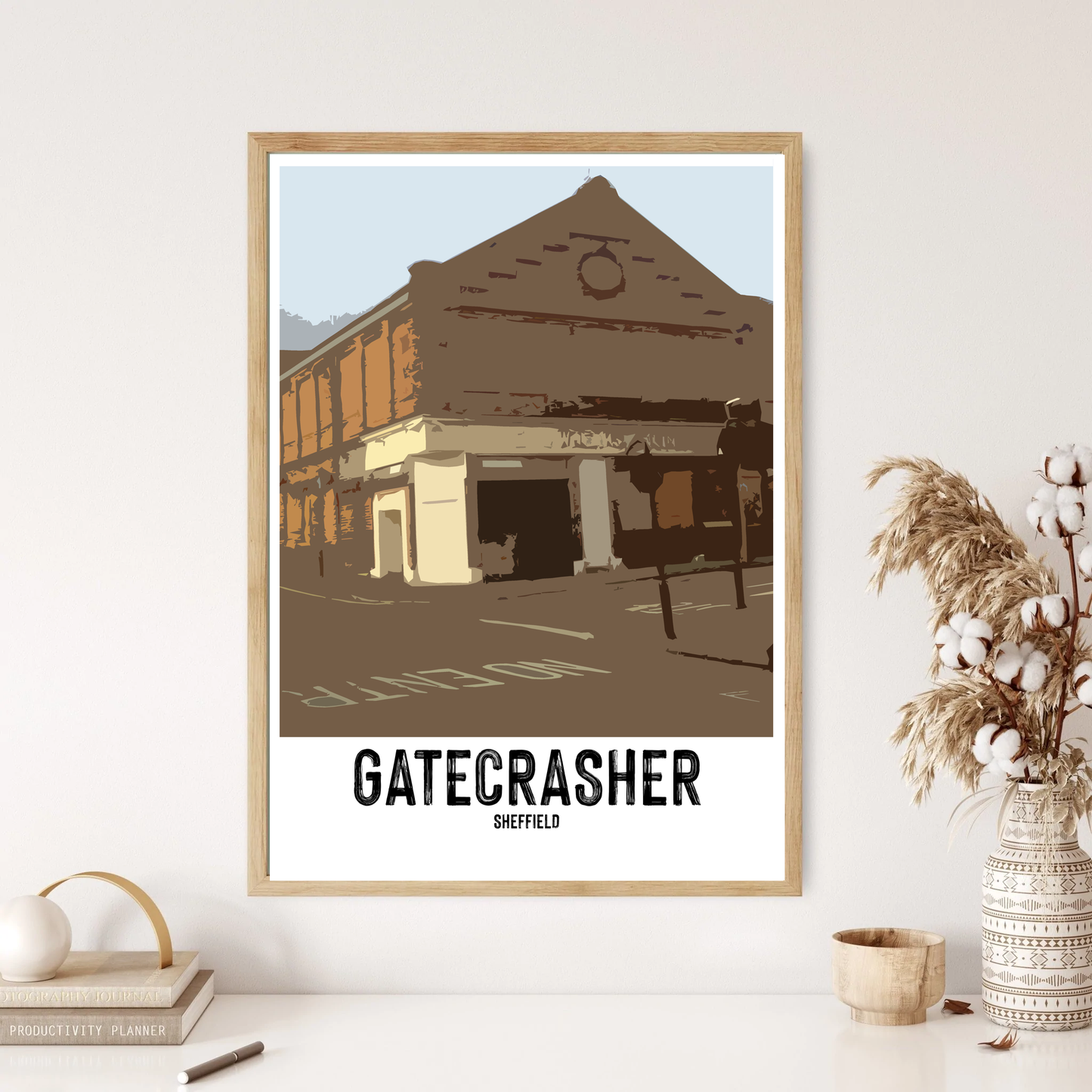 Gatecrasher Sheffield Night Club Memories Wall Print