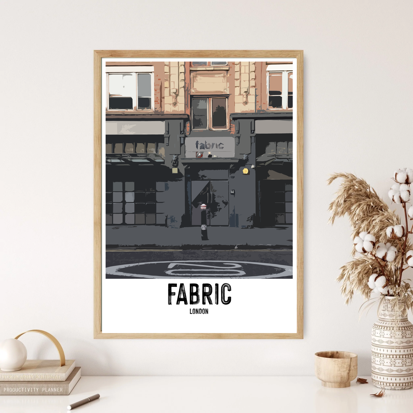 Fabric London Night Club Memories Wall Print