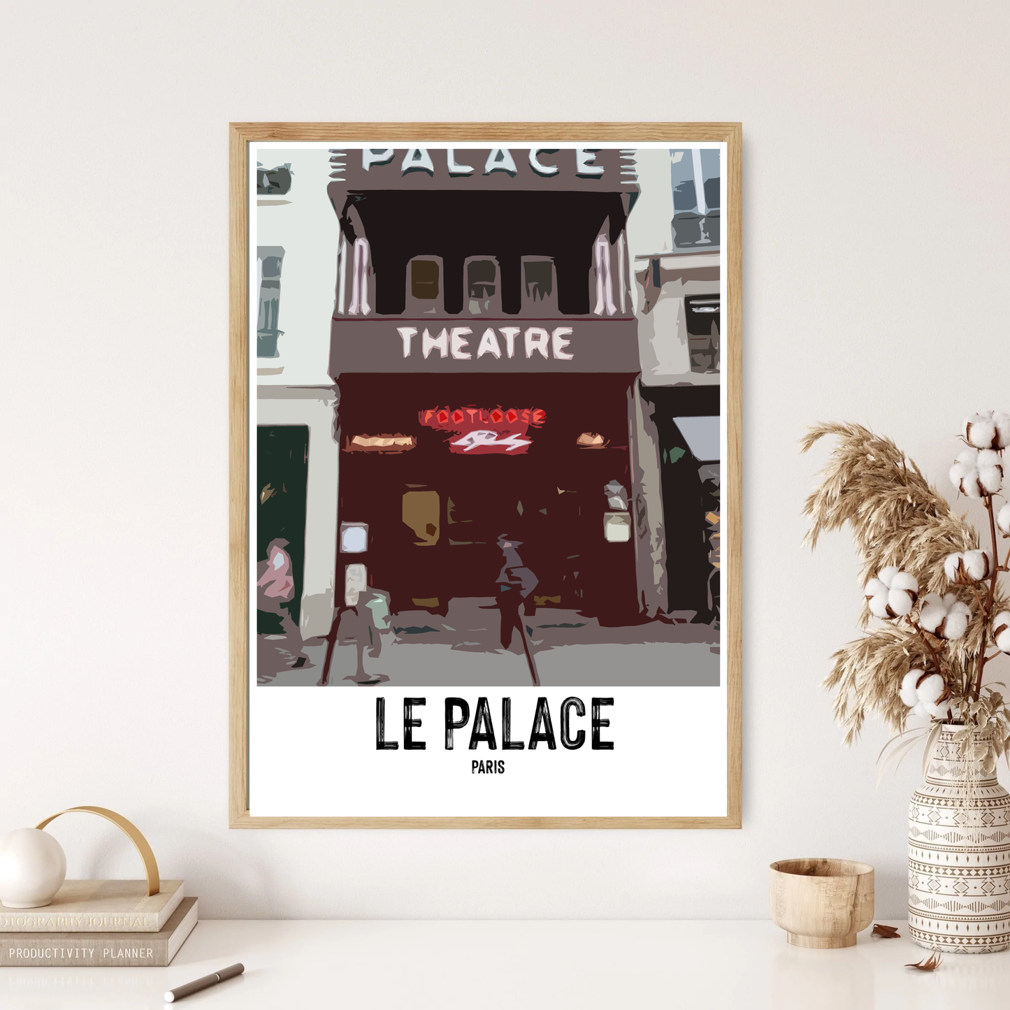 Le Palace Paris Night Club Memories Wall Print