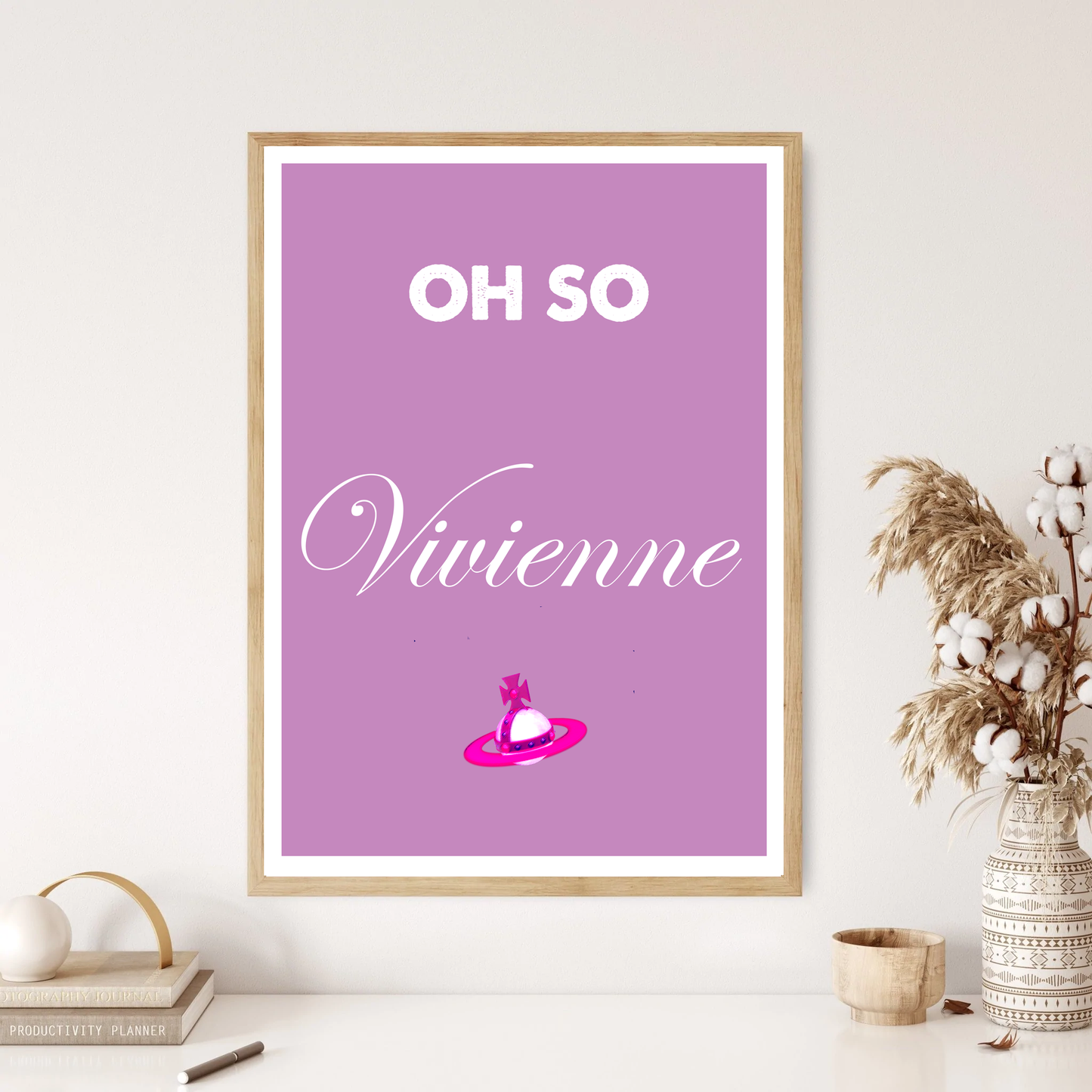 Oh So Vivienne Fashion Art Music Wall Print