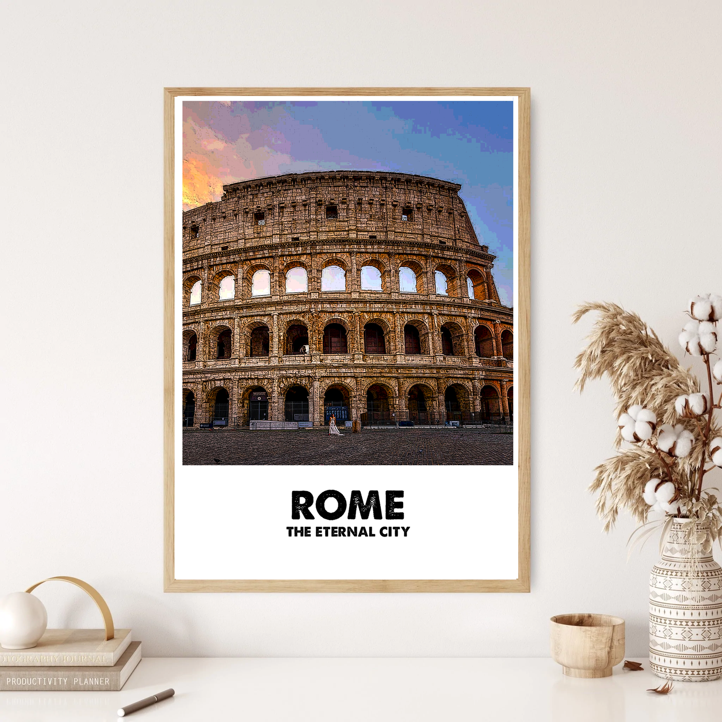 Rome The Eternal City Destination Wall Print