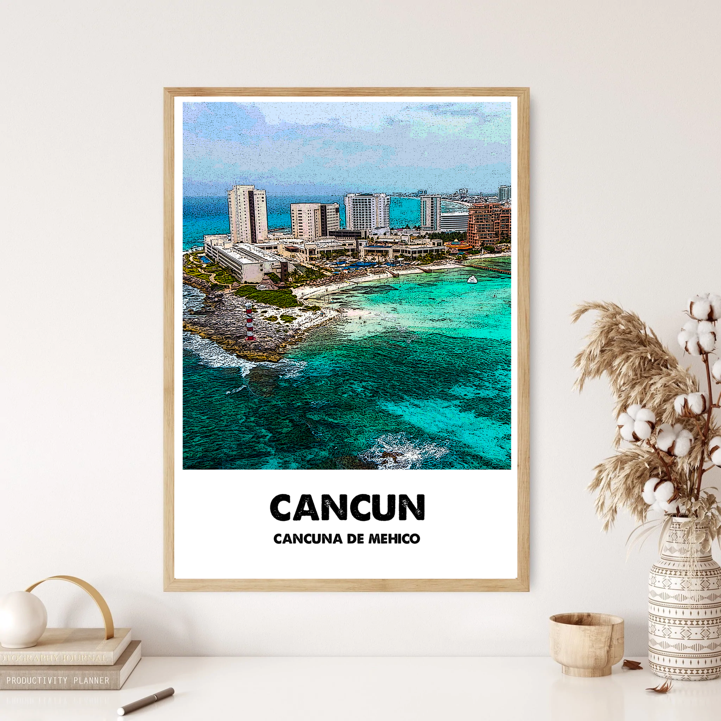 Cancun Mexico Travel Destination Wall Print