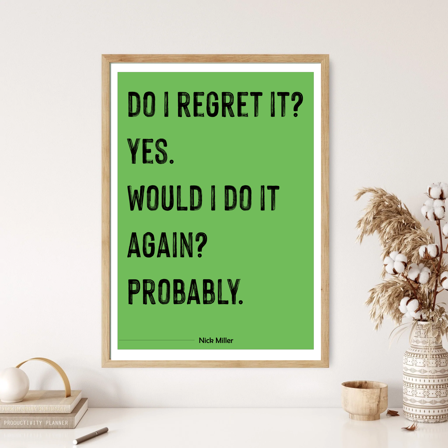 Nick Miller Quote - New Girl TV Show Wall Print (5 Colours)