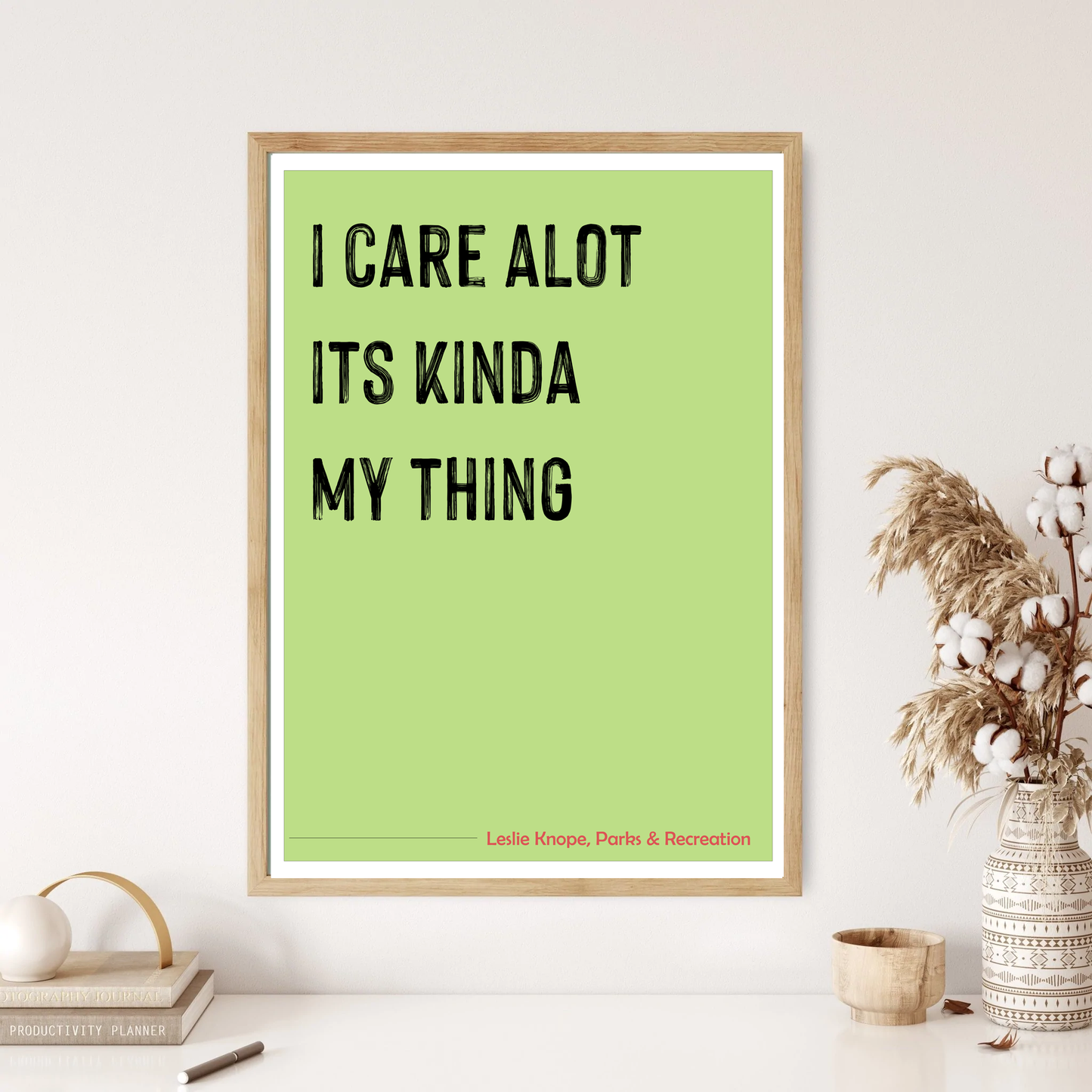 Parks And Rec - Leslie Knope Quote Wall Print (5 Colours)