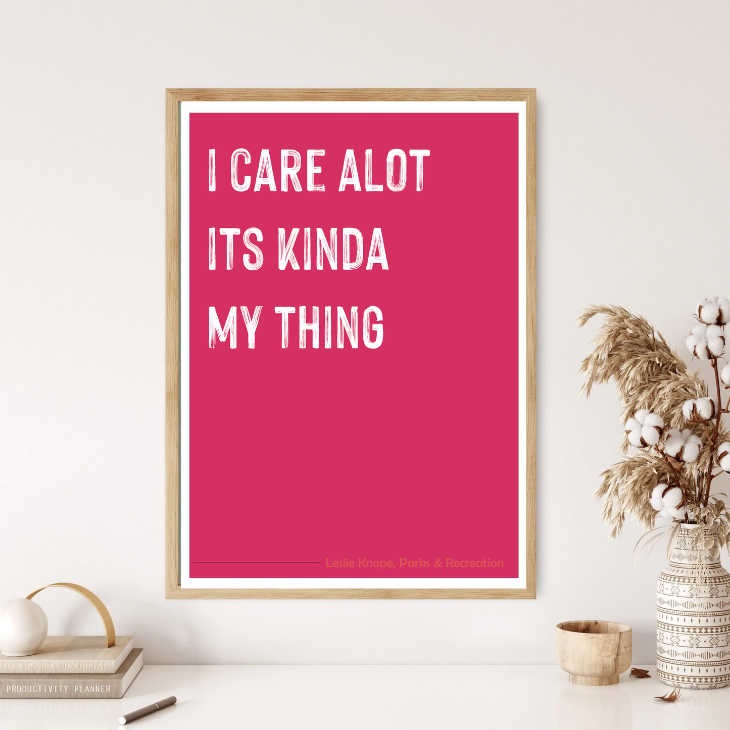 Parks And Rec - Leslie Knope Quote Wall Print (5 Colours)